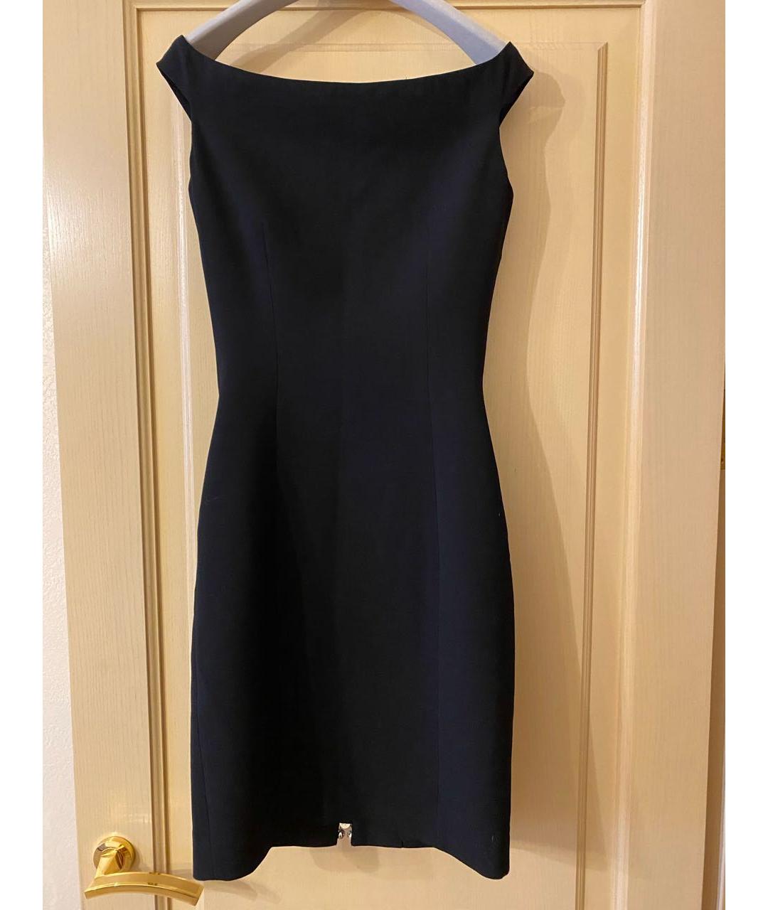 DSQUARED2 Черное шерстяное платье, фото 2