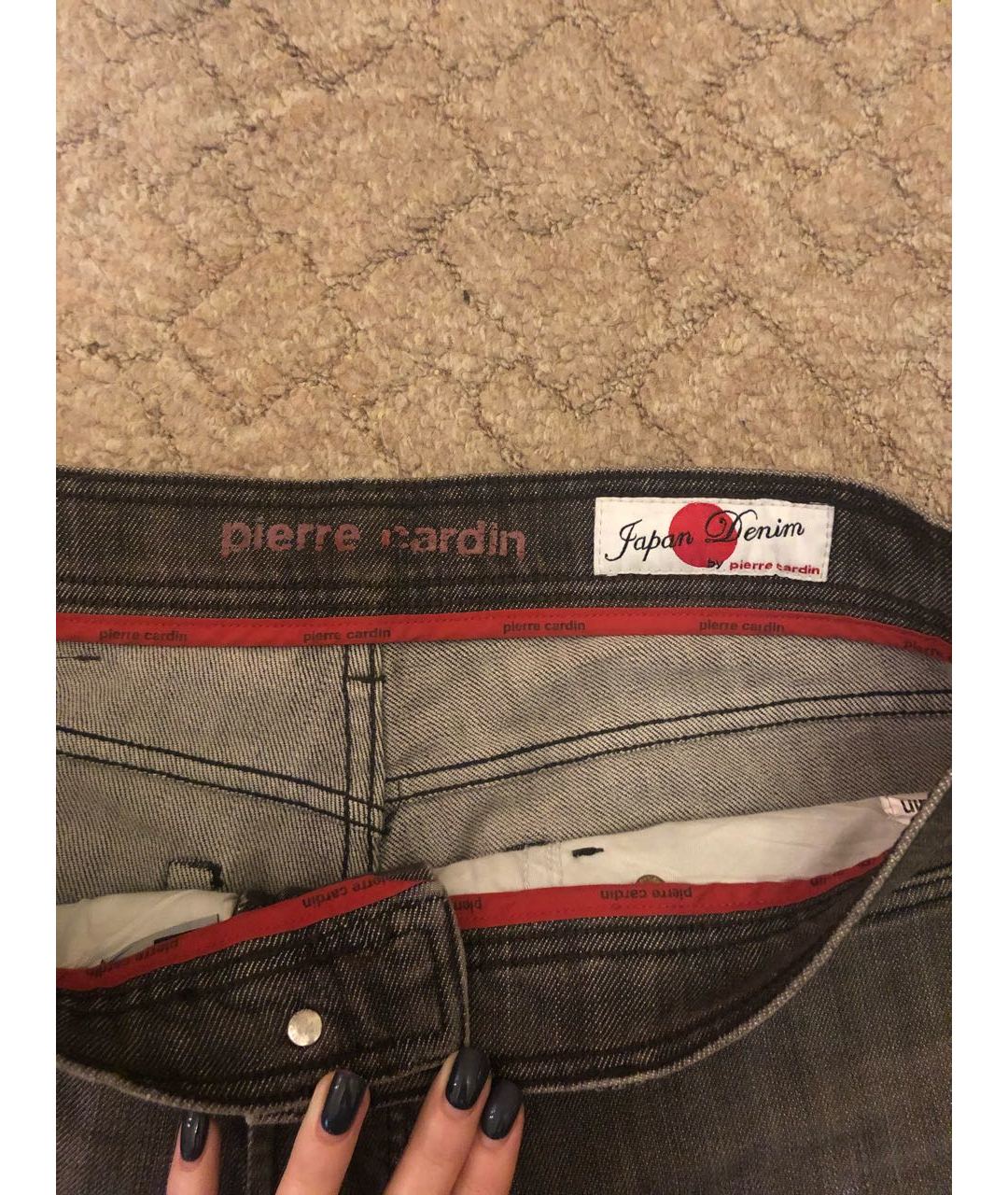 PIERRE CARDIN Серые хлопко-эластановые прямые джинсы, фото 3