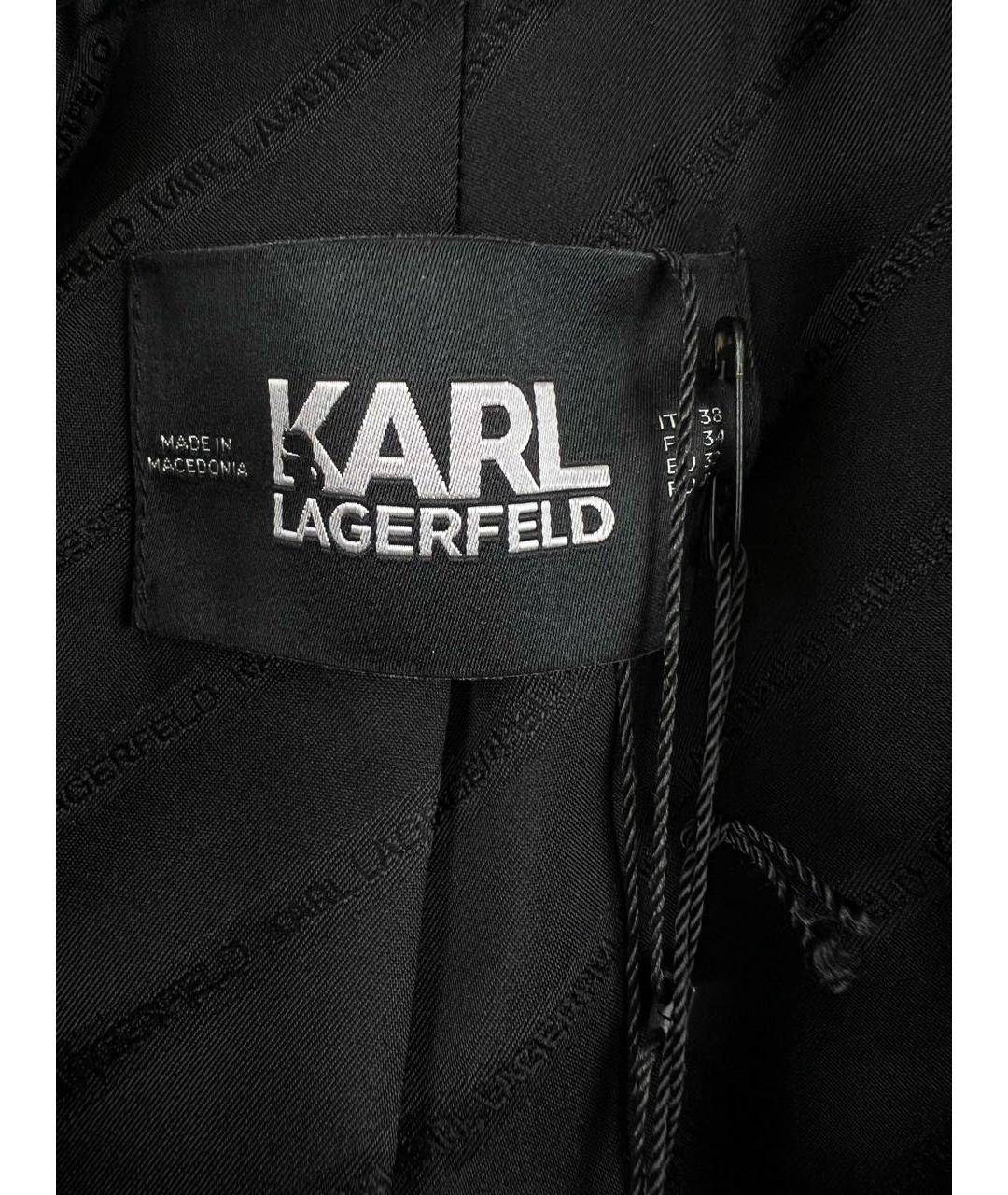 KARL LAGERFELD Серый жакет/пиджак, фото 4