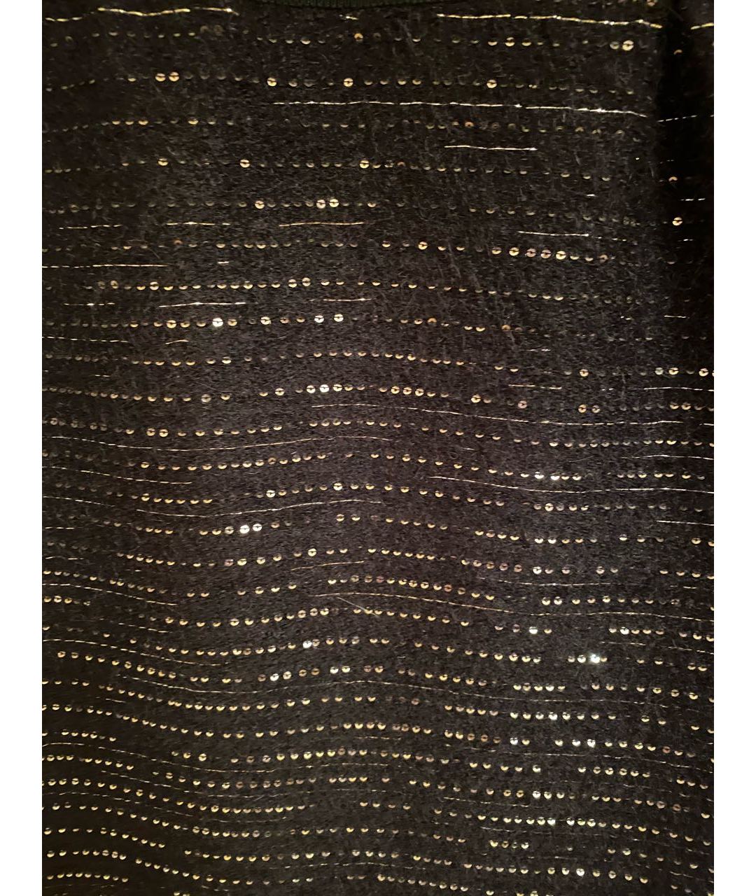 GIAMBATTISTA VALLI Черное шерстяное коктейльное платье, фото 3