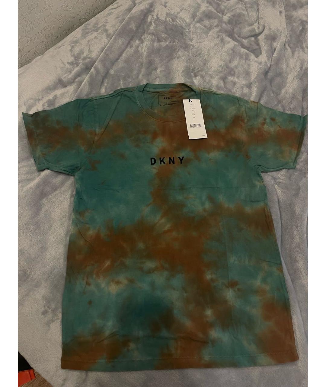 DKNY Хлопковая футболка, фото 5
