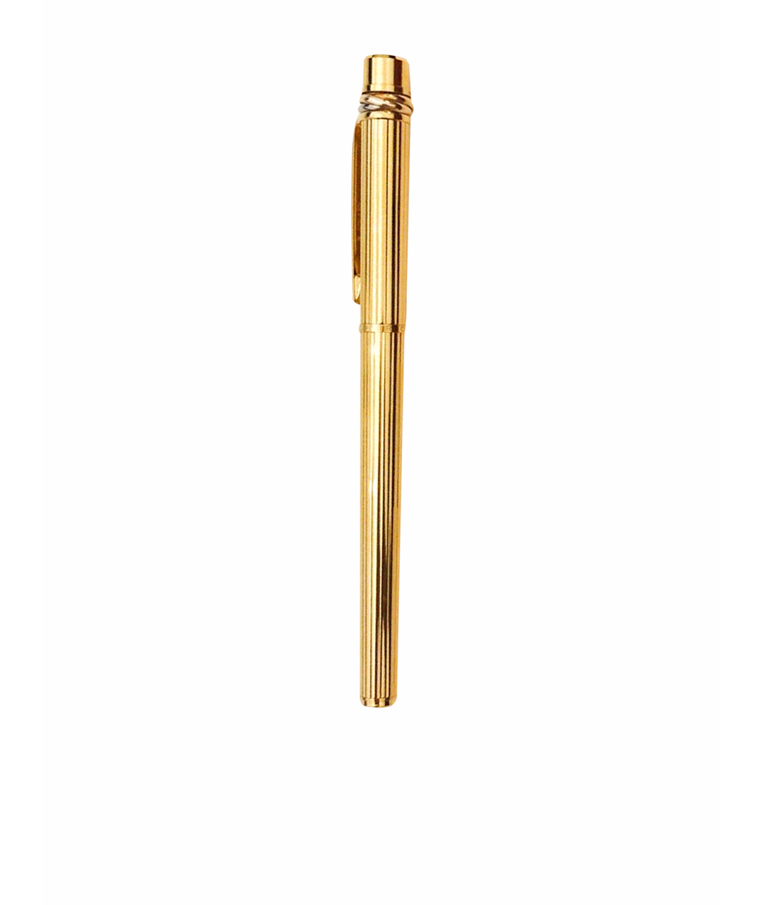 CARTIER Золотая позолоченная шариковая ручка, фото 1