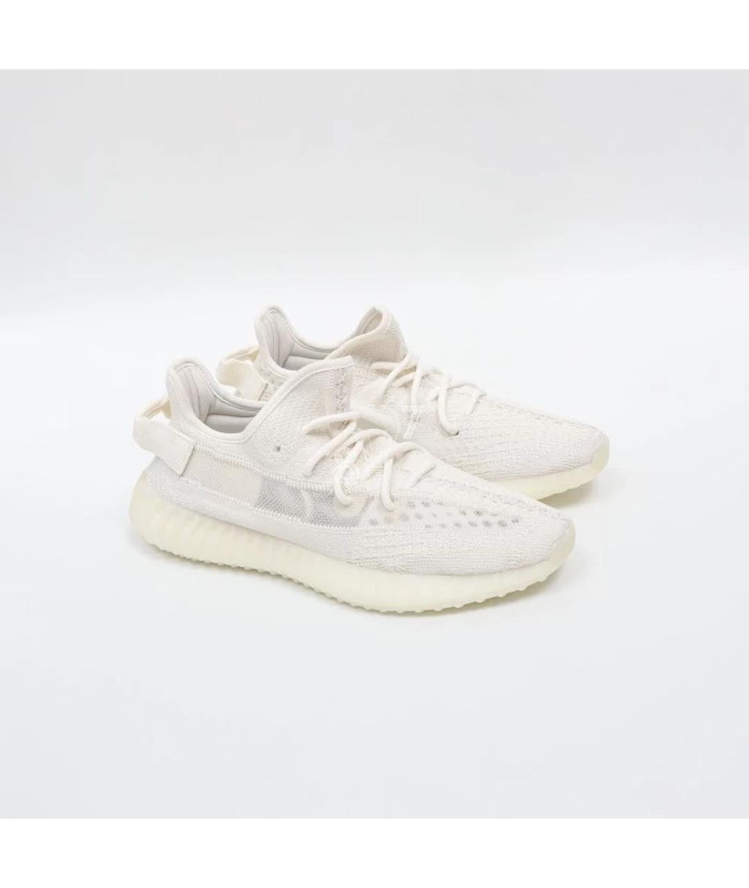 ADIDAS YEEZY Белые текстильные кроссовки, фото 2