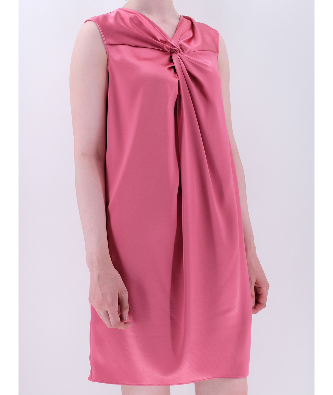 MOSCHINO Розовое полиэстеровое повседневное платье, фото 2