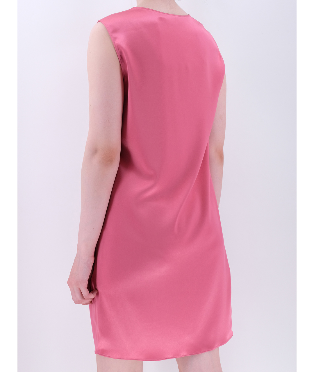 MOSCHINO Розовое полиэстеровое повседневное платье, фото 3
