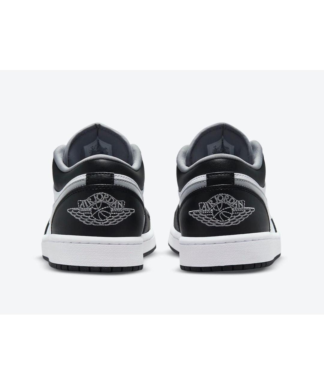 JORDAN Антрацитовые кожаные кроссовки, фото 4