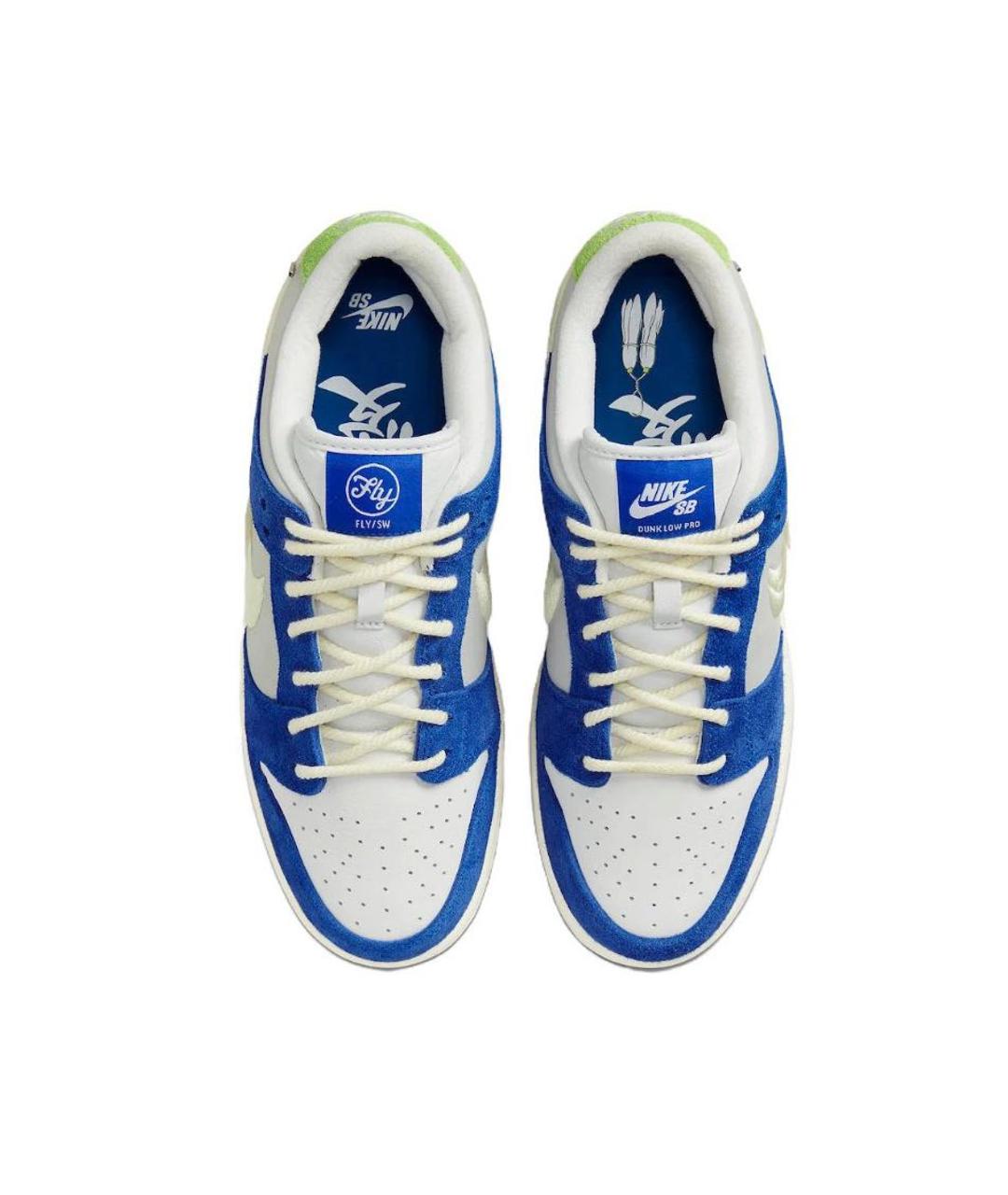 NIKE Синие замшевые кроссовки, фото 3