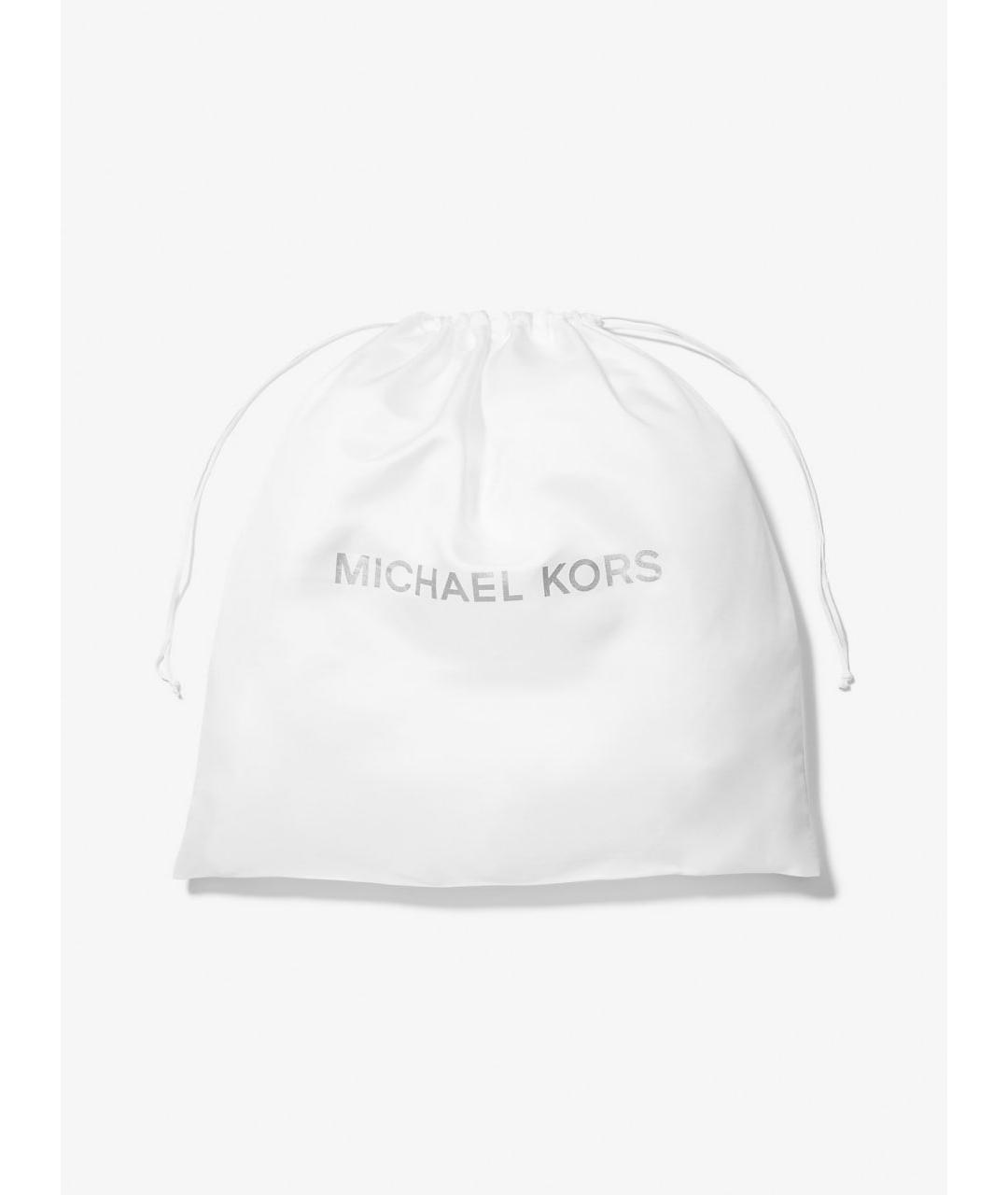 MICHAEL KORS Коричневая сумка через плечо из искусственной кожи, фото 5