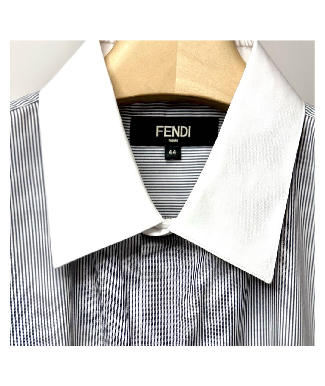 FENDI Хлопковая классическая рубашка, фото 4