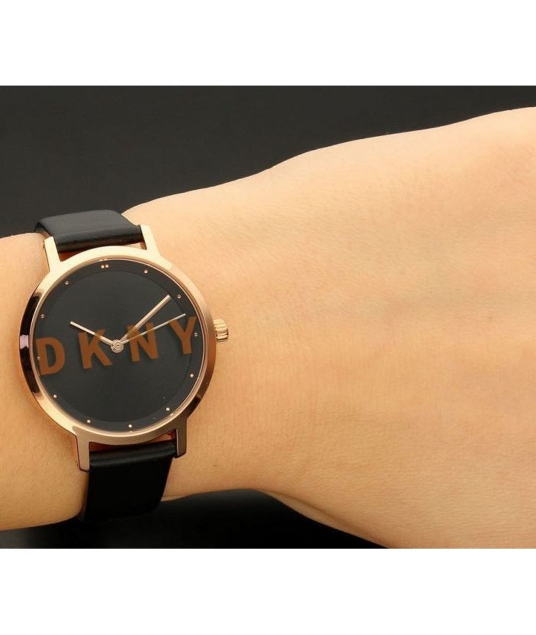 DKNY Черные часы, фото 7