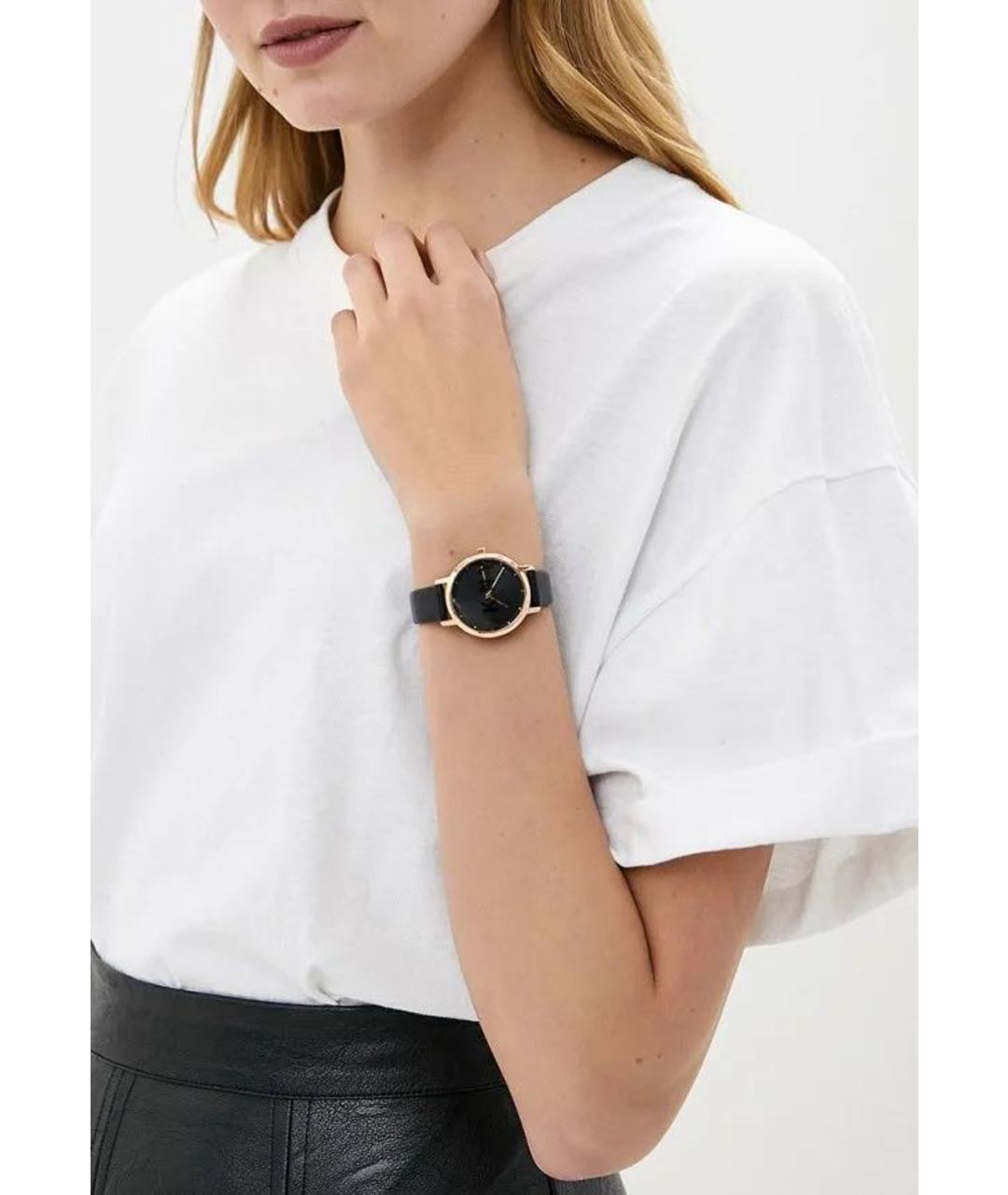 DKNY Черные часы, фото 5