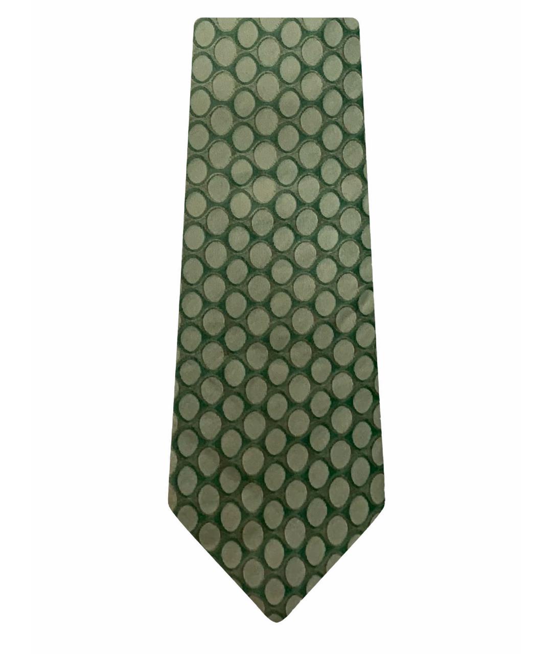 SONIA RYKIEL Зеленый шелковый галстук, фото 1