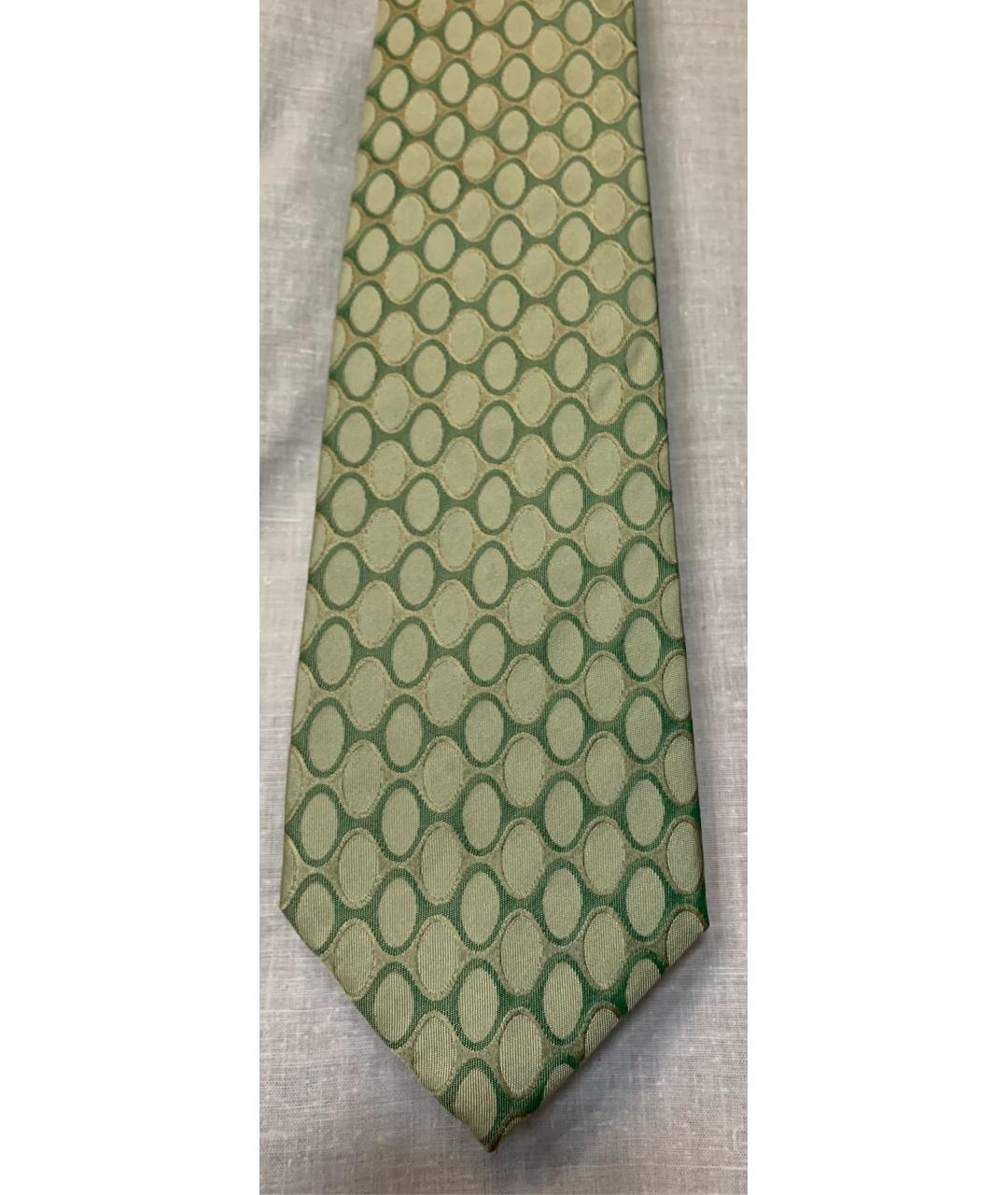 SONIA RYKIEL Зеленый шелковый галстук, фото 2