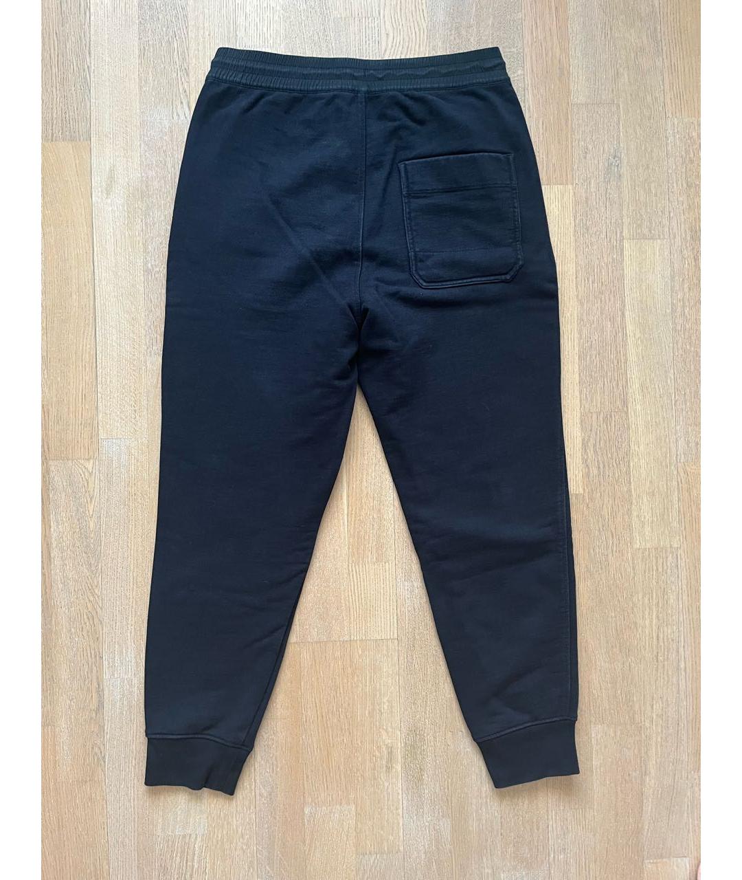 Y-3 Черные хлопковые повседневные брюки, фото 2