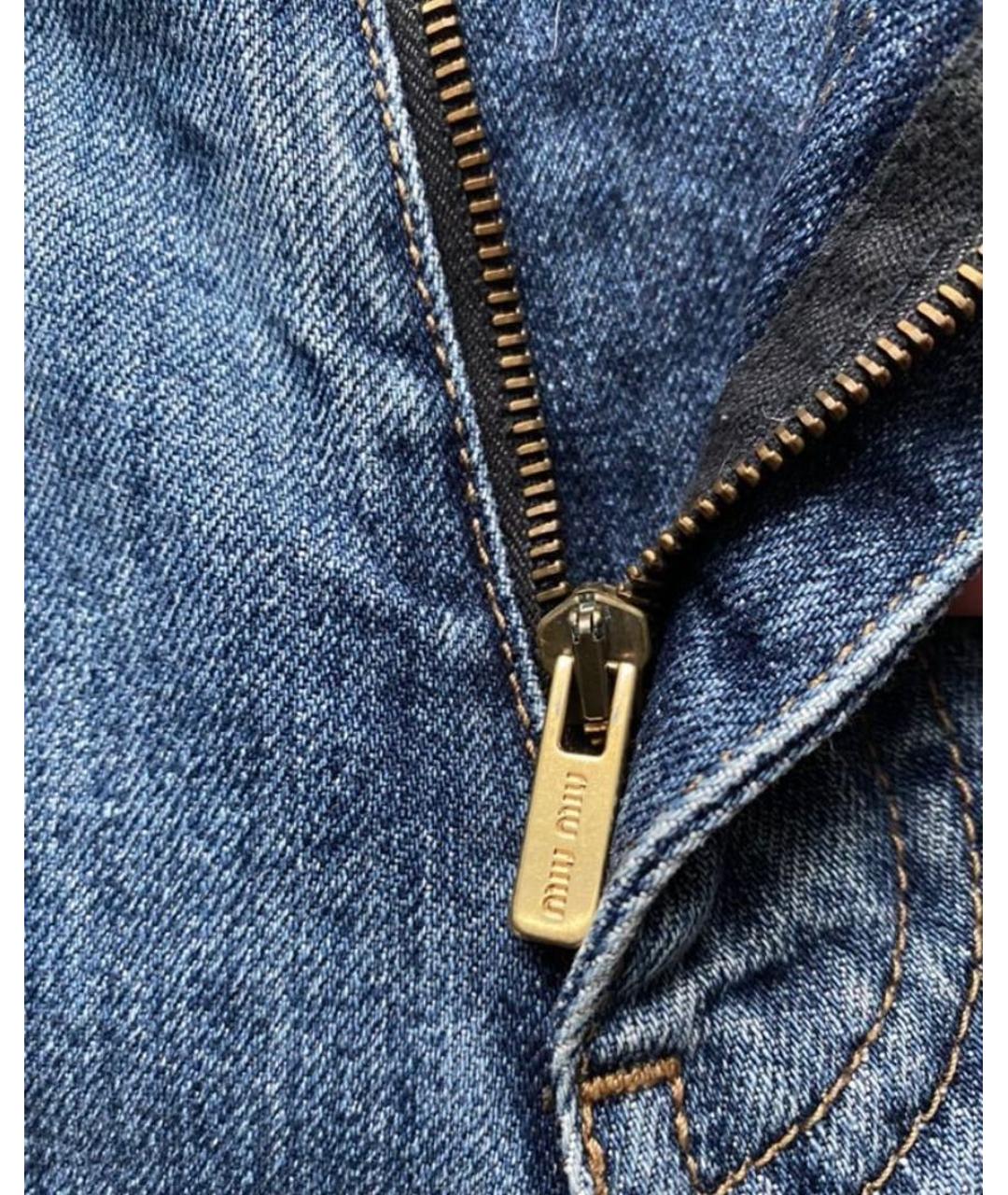 MIU MIU Прямые джинсы, фото 5