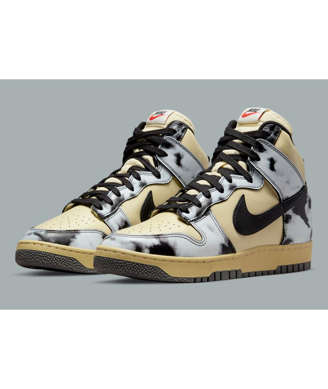 NIKE Мульти кожаные высокие кроссовки / кеды, фото 2