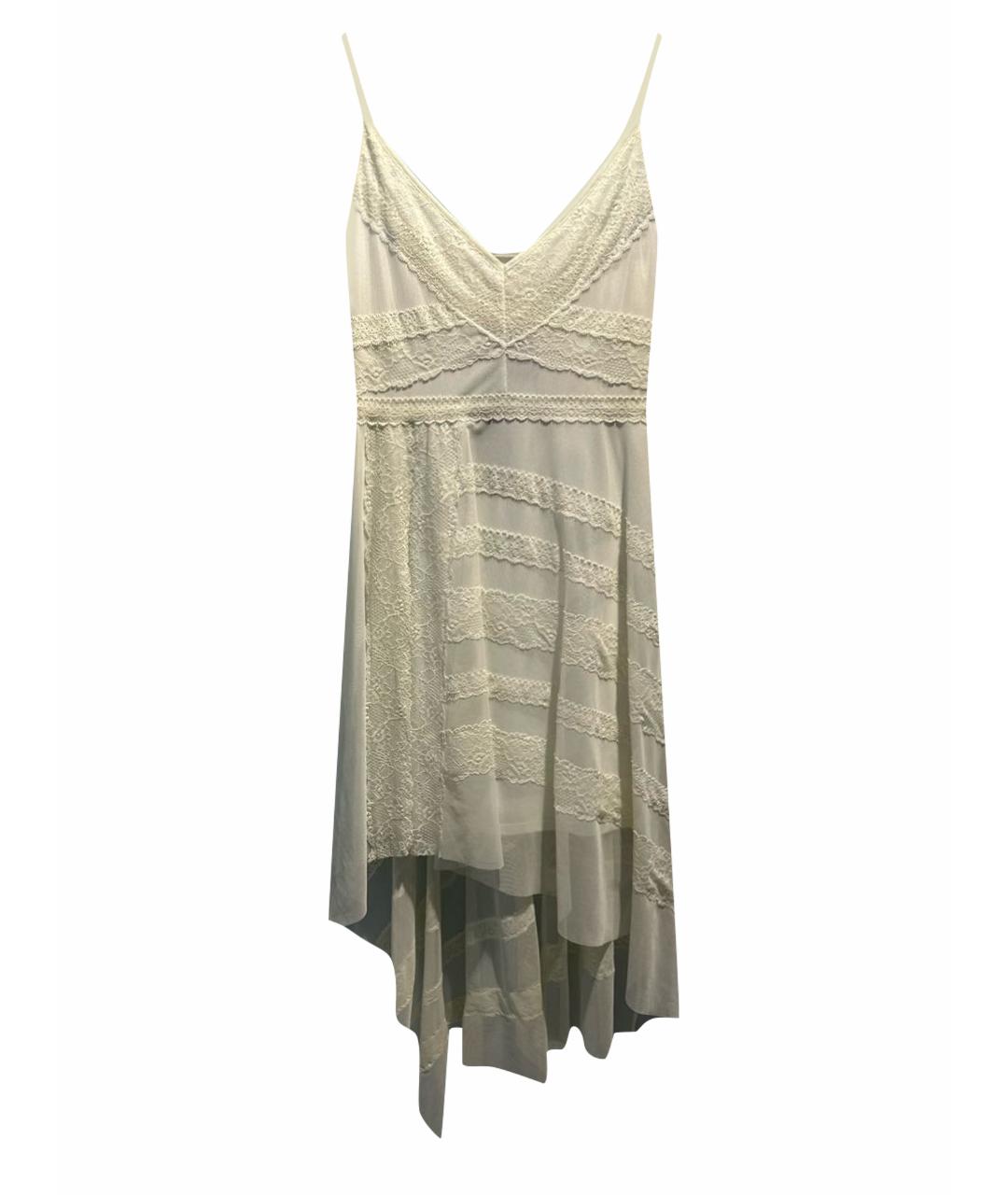 BCBG MAXAZRIA Белое полиэстеровое платье, фото 1