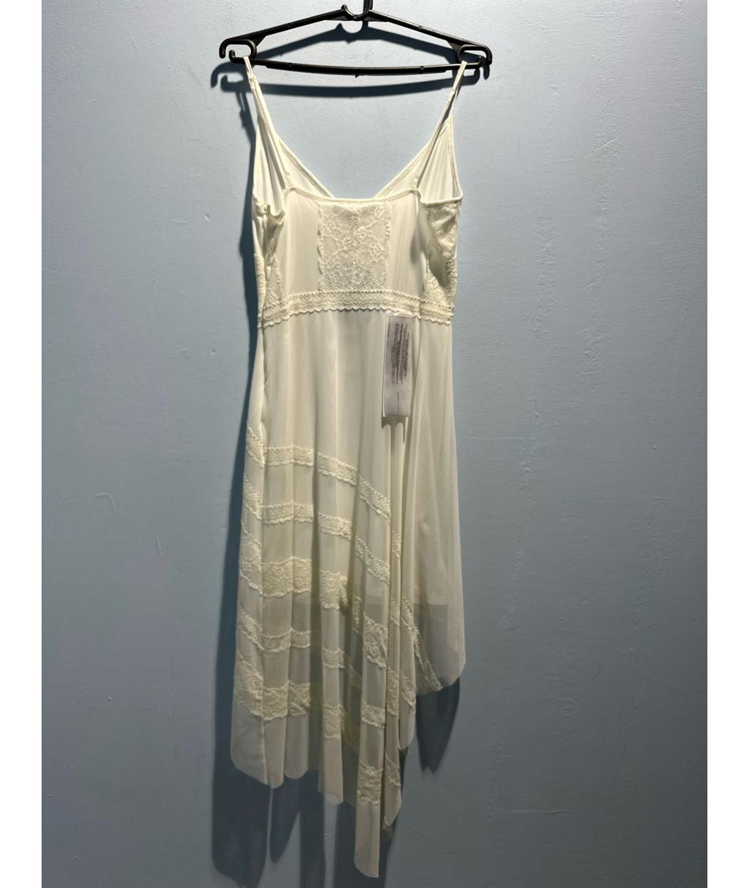 BCBG MAXAZRIA Белое полиэстеровое платье, фото 2