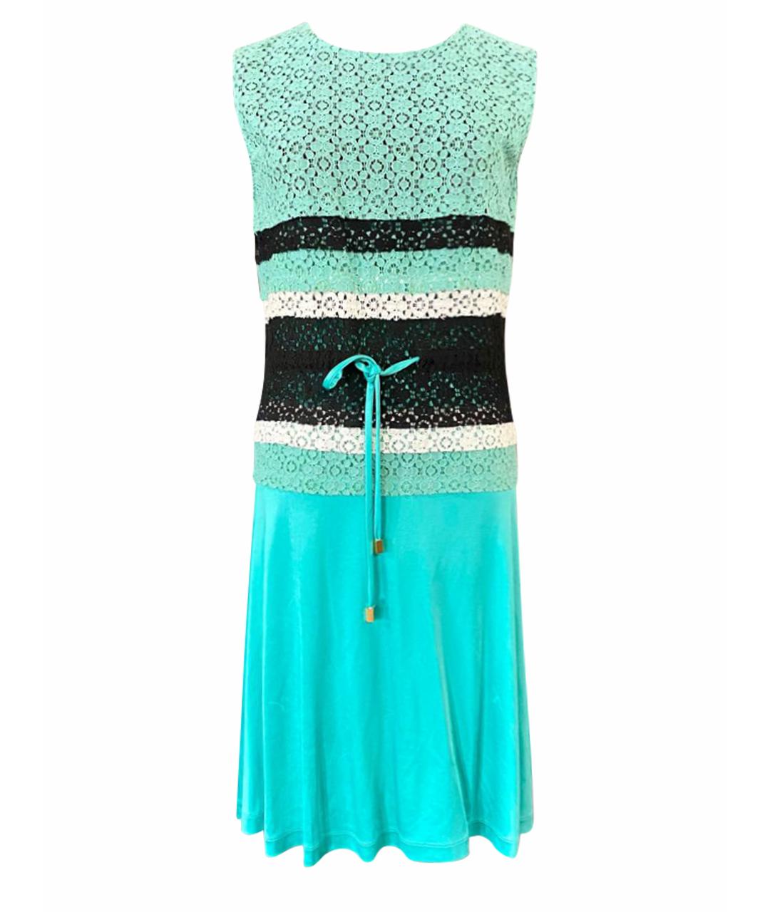 CAVALLI CLASS Зеленые вискозное повседневное платье, фото 1