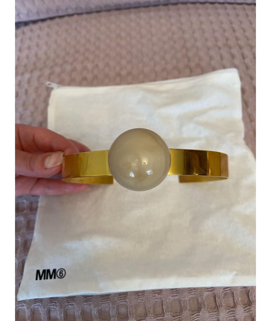 MM6 MAISON MARGIELA Золотое колье, фото 2