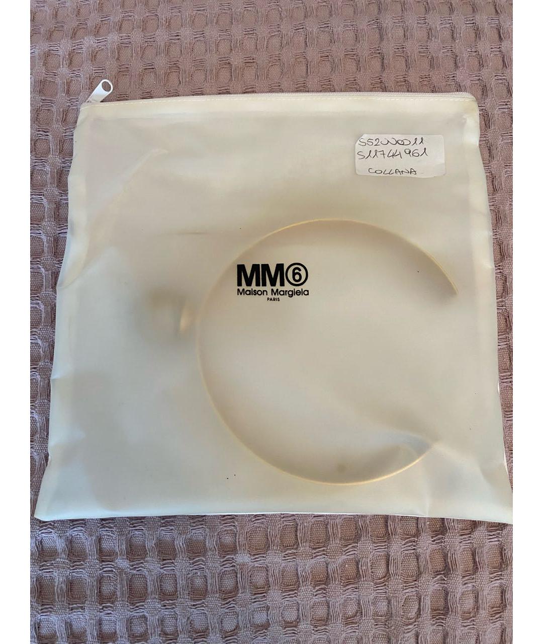 MM6 MAISON MARGIELA Золотое колье, фото 4