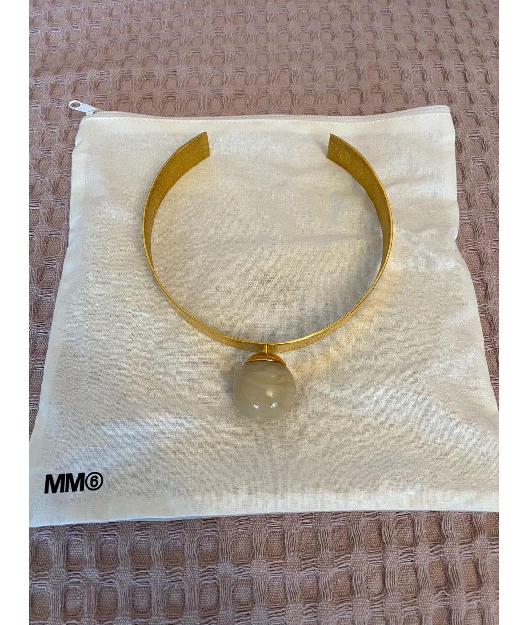 MM6 MAISON MARGIELA Золотое колье, фото 6