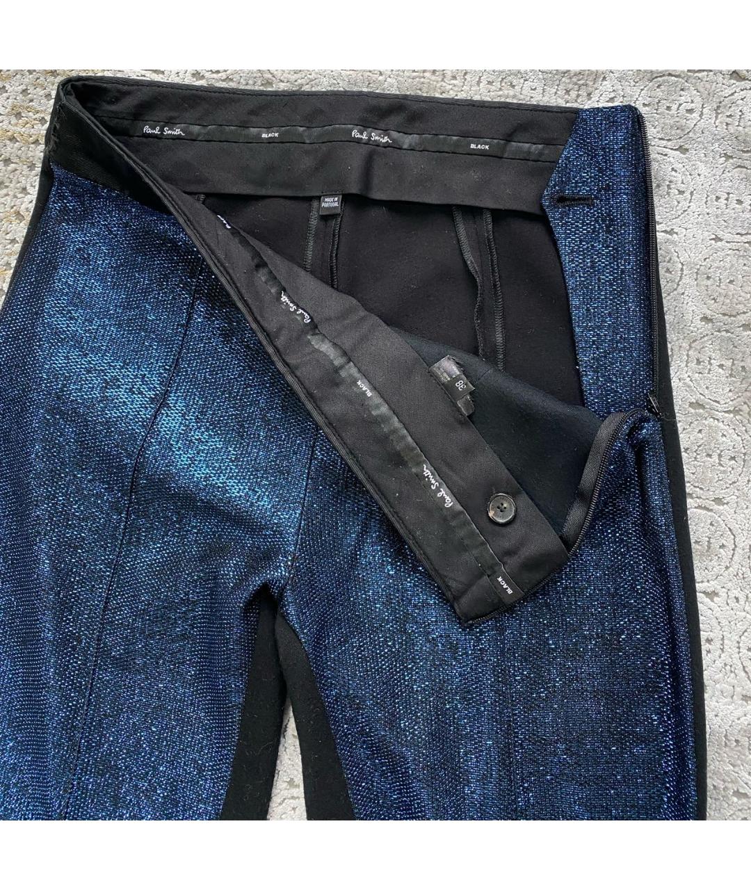 PAUL SMITH Синий вискозный костюм с брюками, фото 6