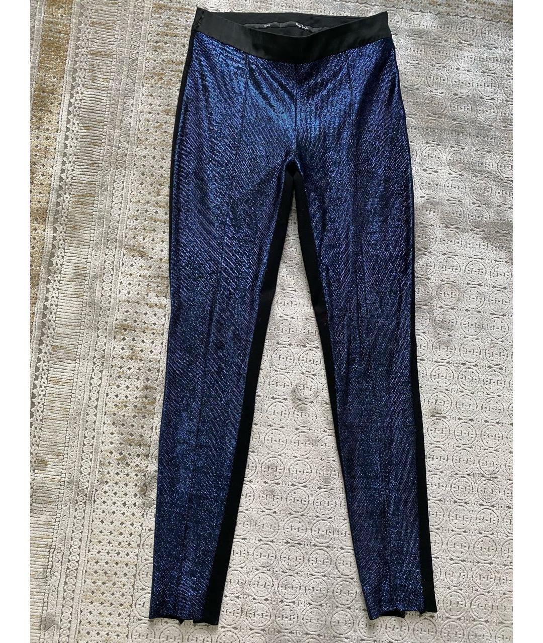 PAUL SMITH Синий вискозный костюм с брюками, фото 2