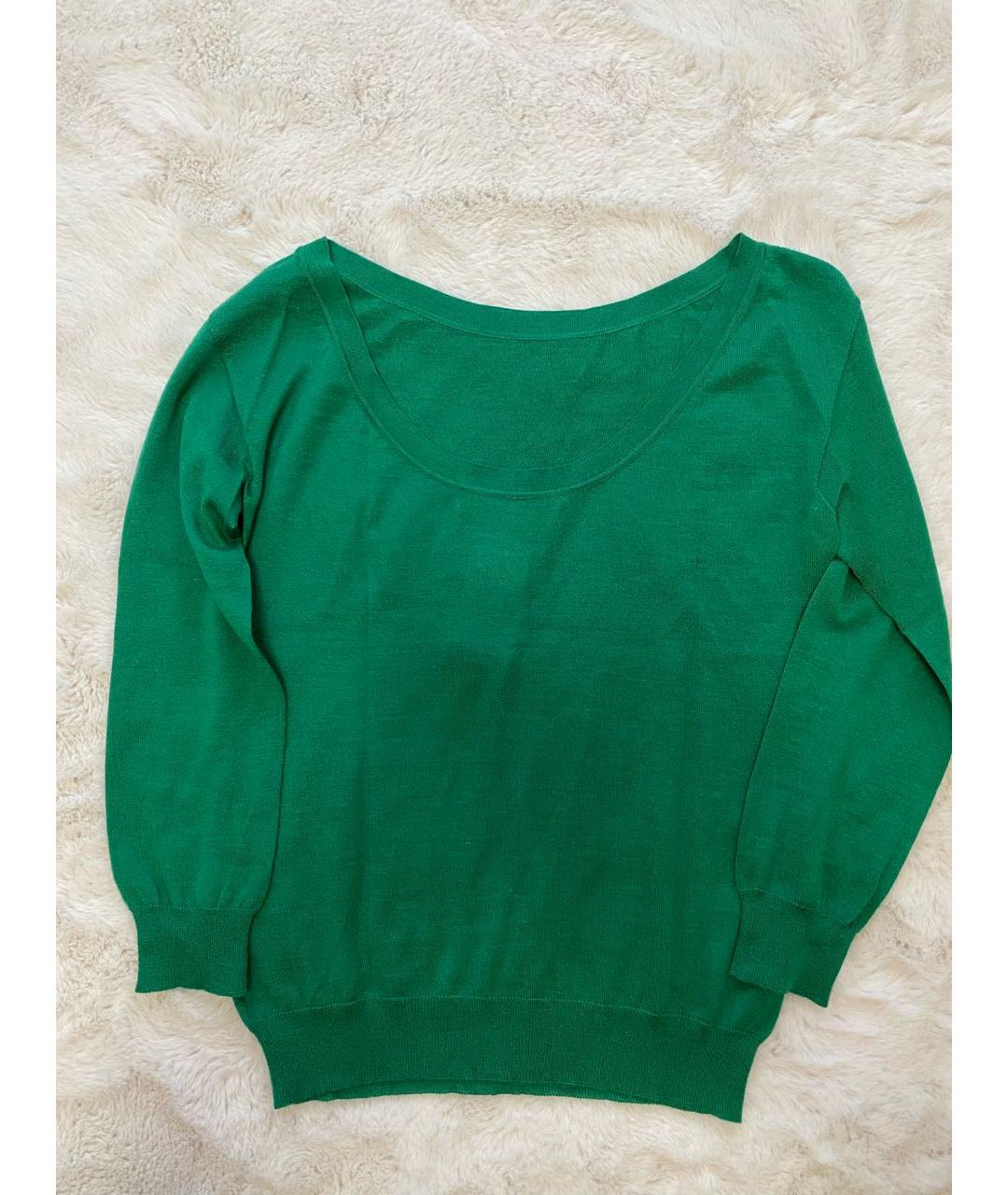 GUCCI Зеленый кашемировый джемпер / свитер, фото 2