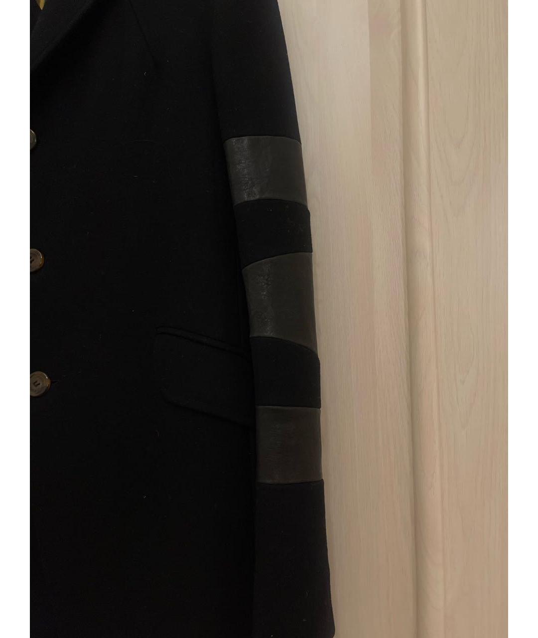 VIVIENNE WESTWOOD Черное шерстяное пальто, фото 2