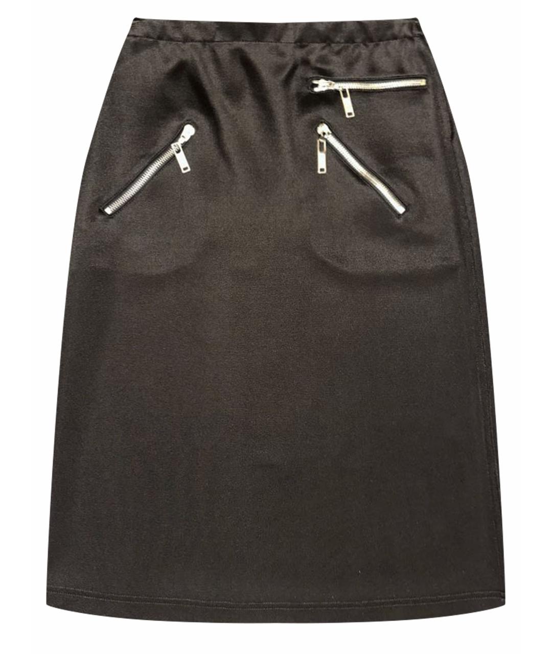 LOUIS VUITTON PRE-OWNED Черная вискозная юбка мини, фото 1