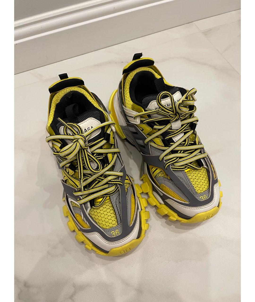 BALENCIAGA Желтые кроссовки, фото 3