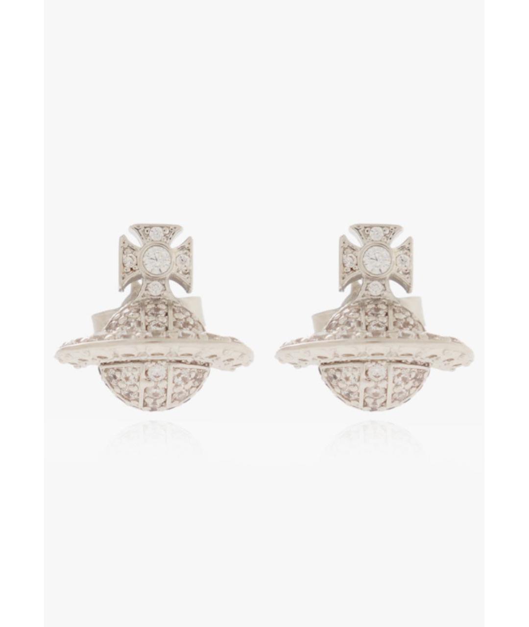 VIVIENNE WESTWOOD Серебряные латунные серьги, фото 4