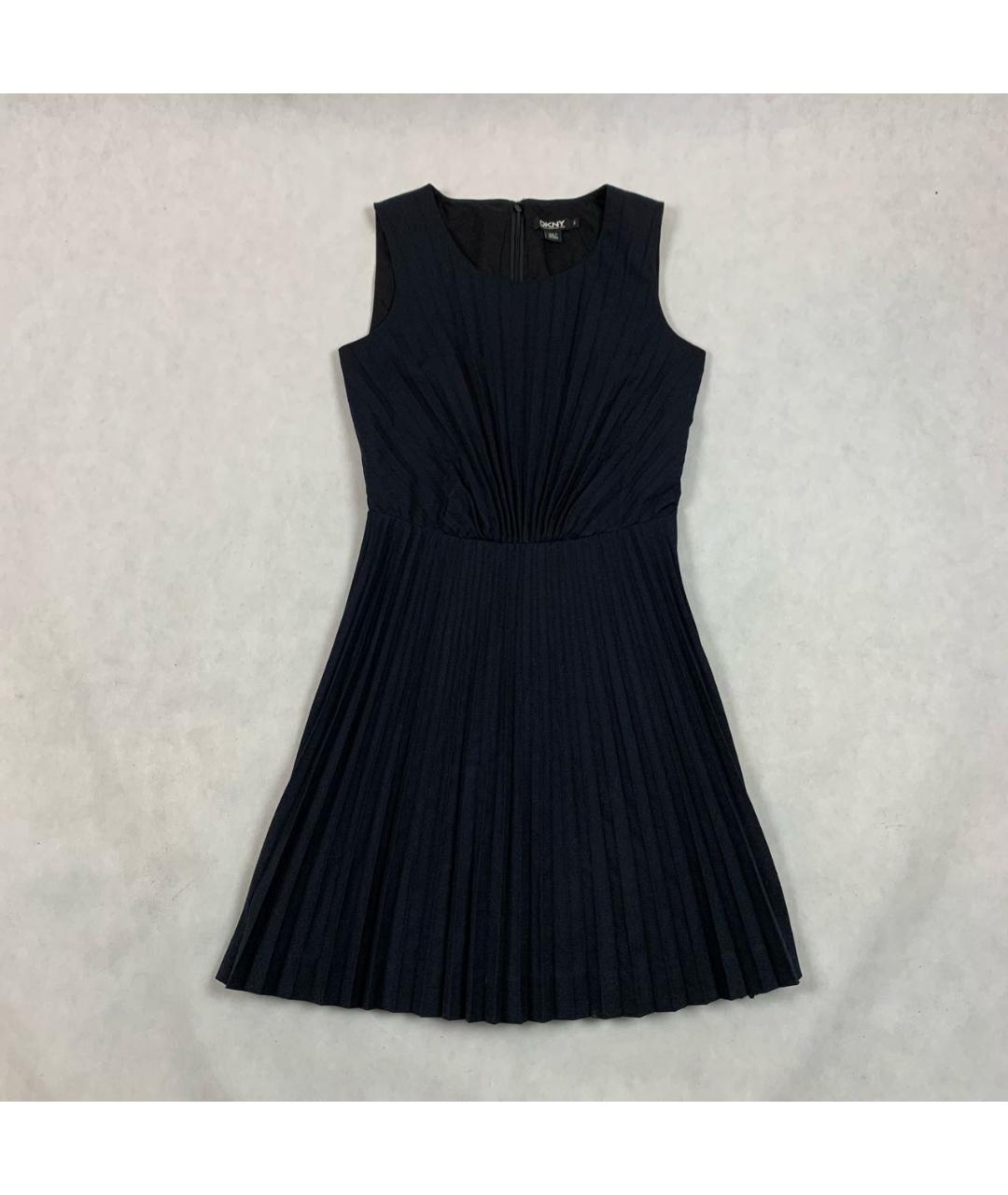 DKNY Черное полиэстеровое коктейльное платье, фото 7