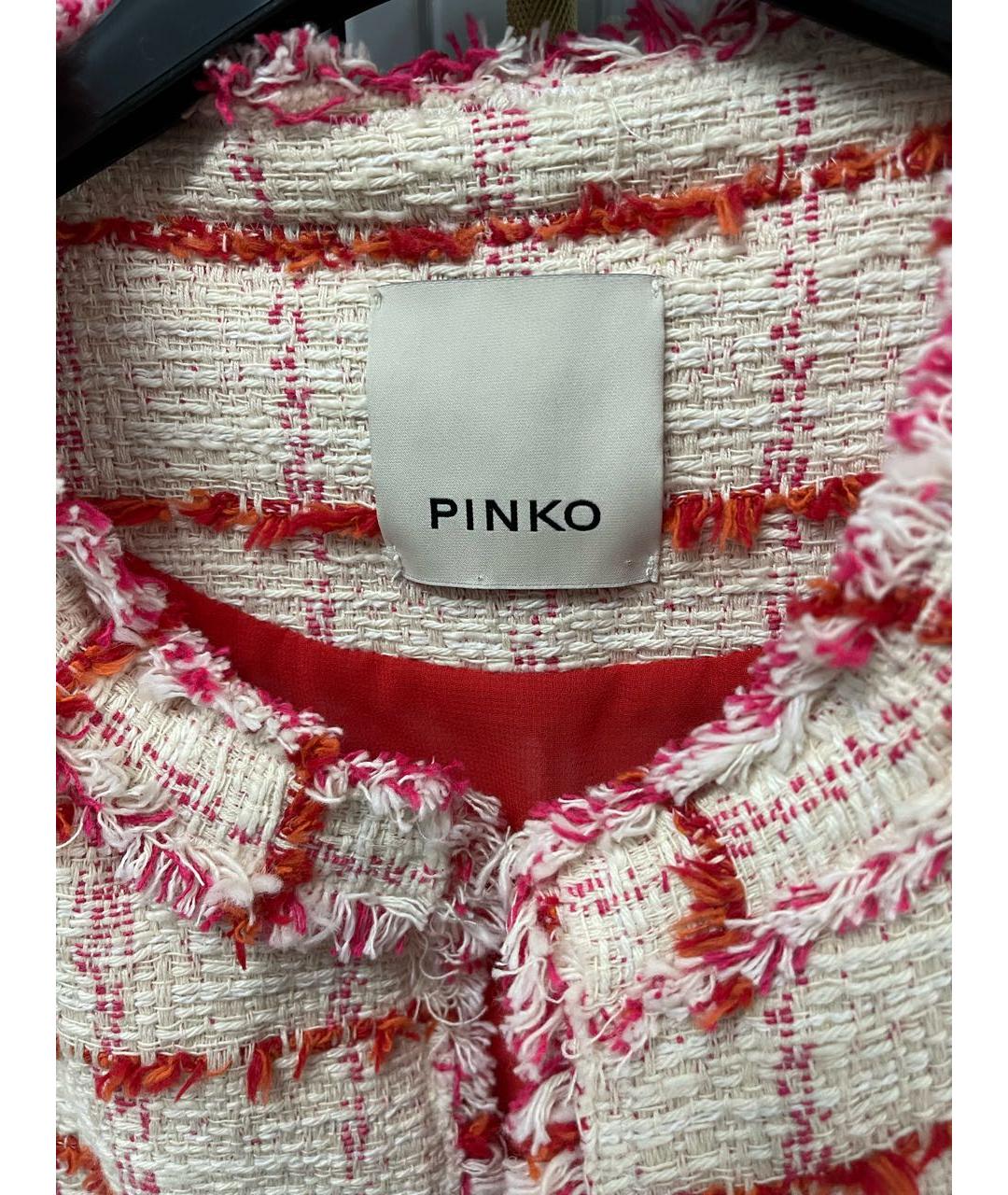 PINKO Бежевый хлопковый жакет/пиджак, фото 3