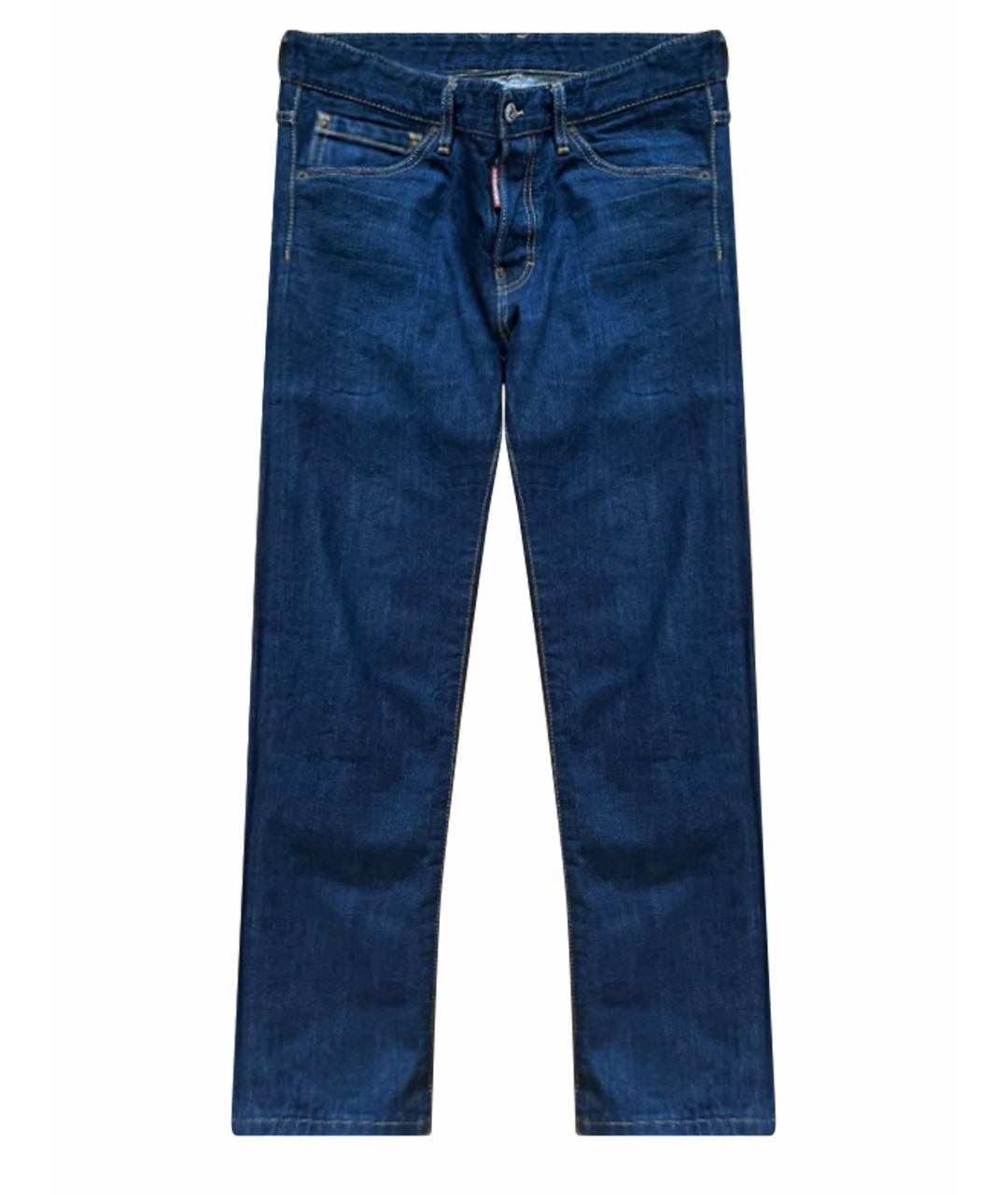 DSQUARED2 Темно-синие хлопковые джинсы, фото 1