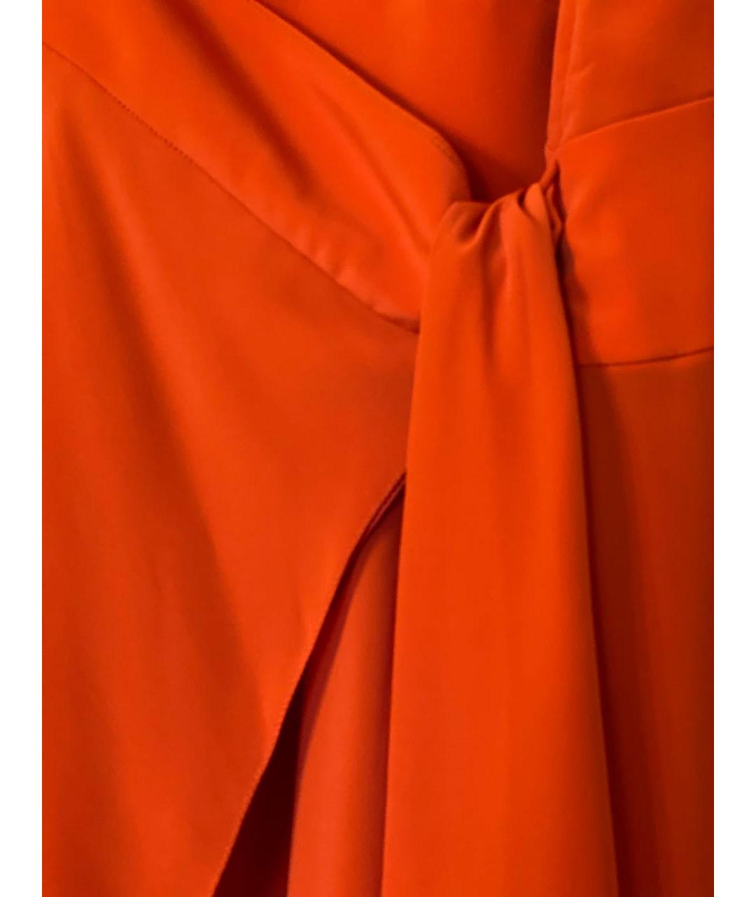 ANTONIO BERARDI Оранжевое полиэстеровое повседневное платье, фото 4