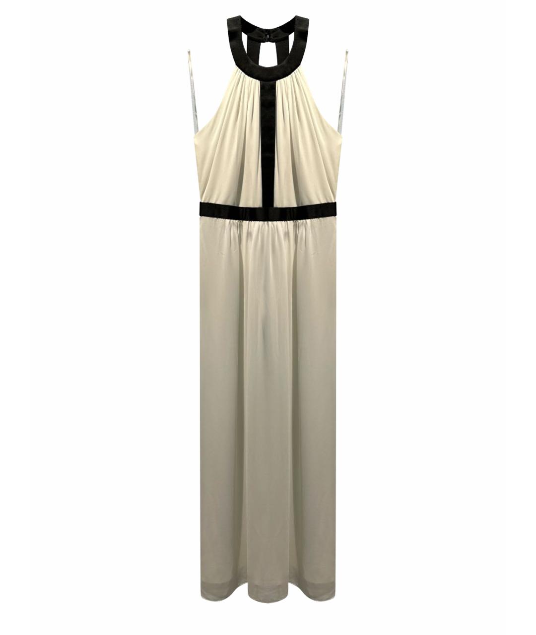BCBG MAXAZRIA Белое полиэстеровое вечернее платье, фото 1