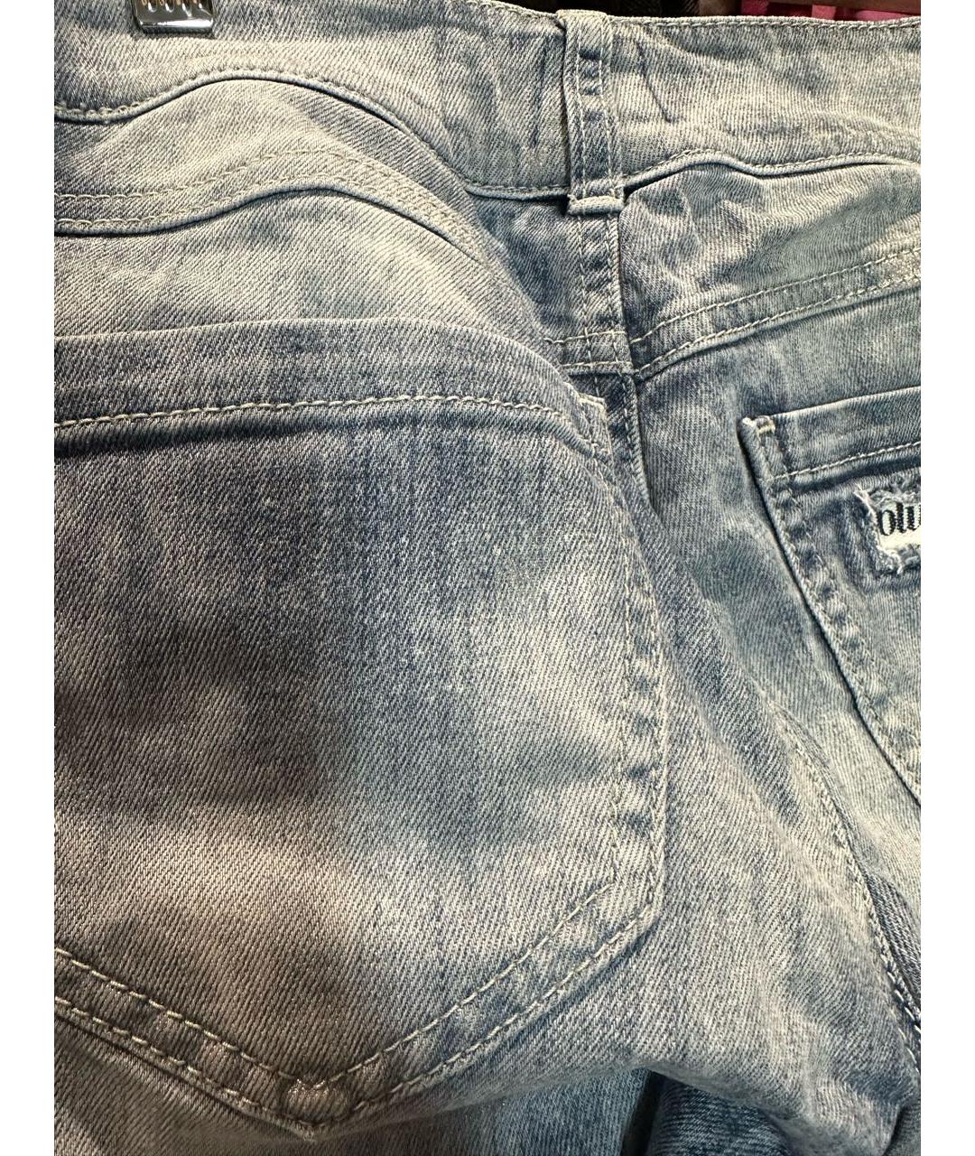 BLUGIRL Синие прямые джинсы, фото 7