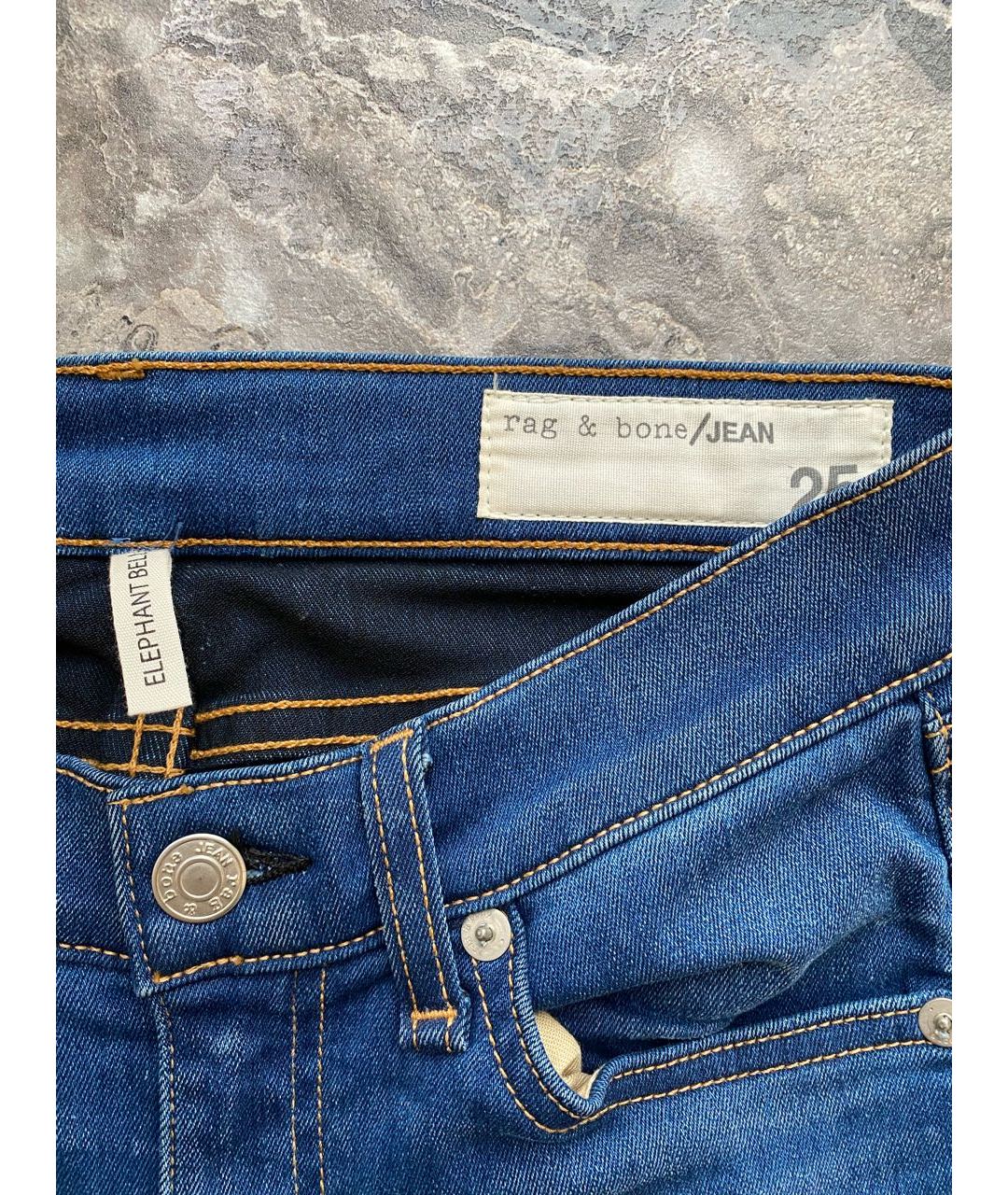 RAG&BONE Синие джинсы клеш, фото 3