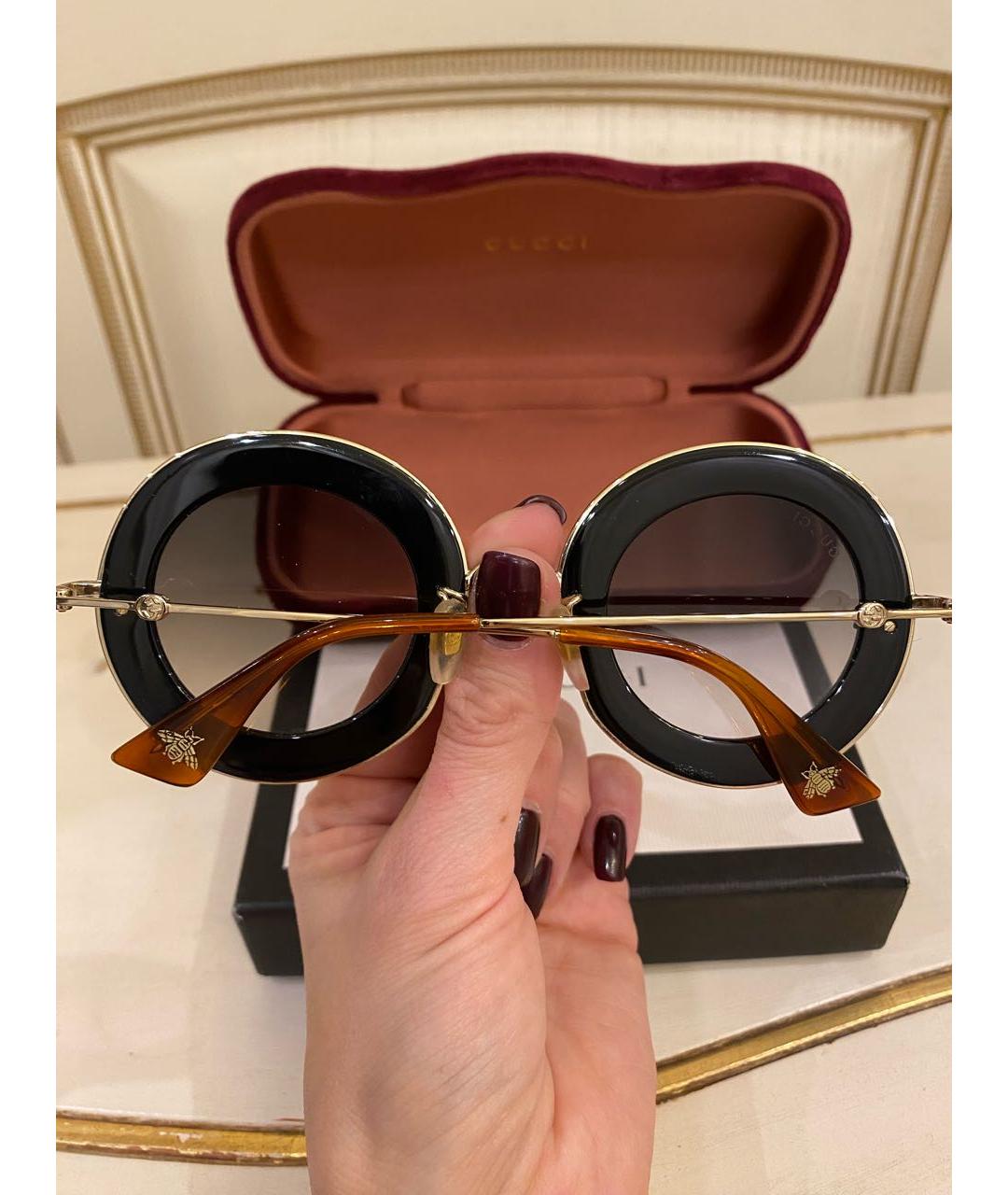 GUCCI Пластиковые солнцезащитные очки, фото 3