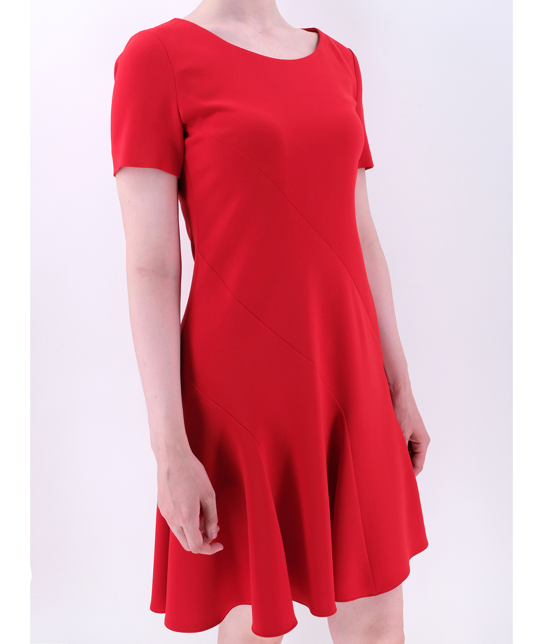MOSCHINO Красное полиэстеровое повседневное платье, фото 2