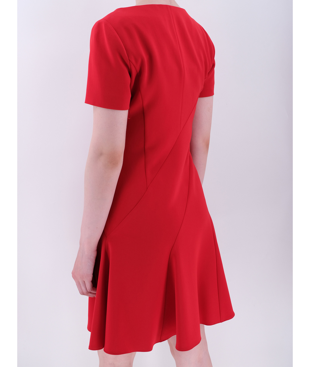 MOSCHINO Красное полиэстеровое повседневное платье, фото 3