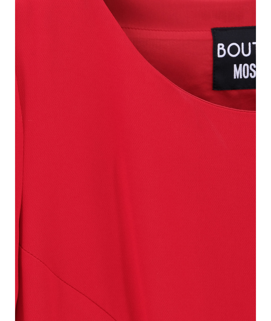 MOSCHINO Красное полиэстеровое повседневное платье, фото 4