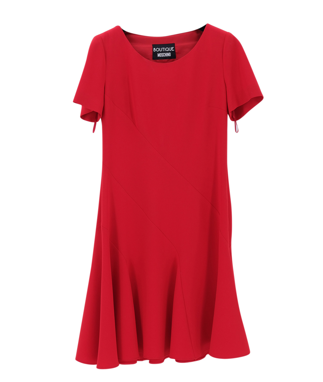 MOSCHINO Красное полиэстеровое повседневное платье, фото 1