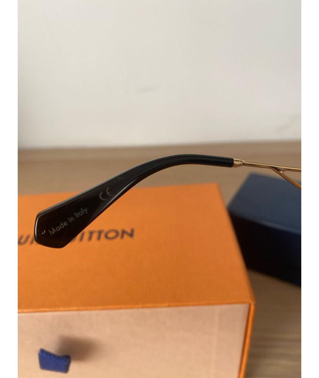 LOUIS VUITTON PRE-OWNED Черные пластиковые солнцезащитные очки, фото 6
