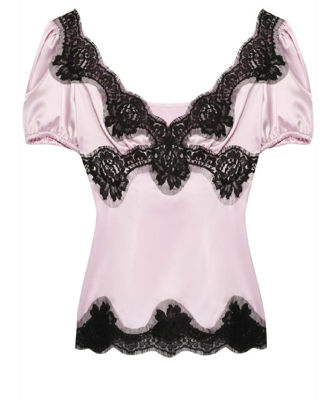 DOLCE&GABBANA Розовая майка, фото 1