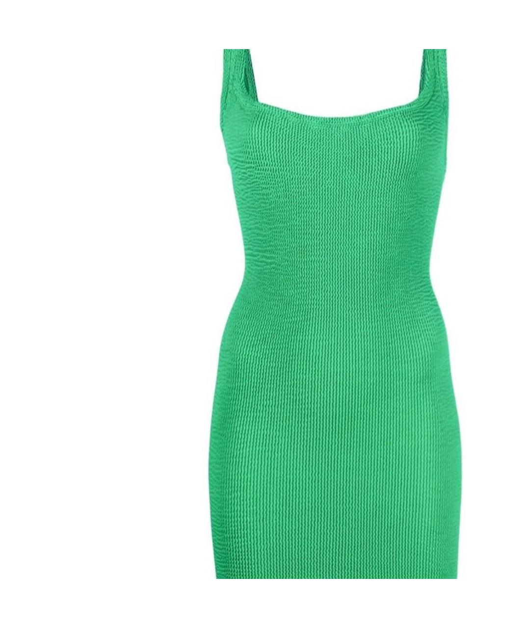 HUNZA G Зеленые платье, фото 2