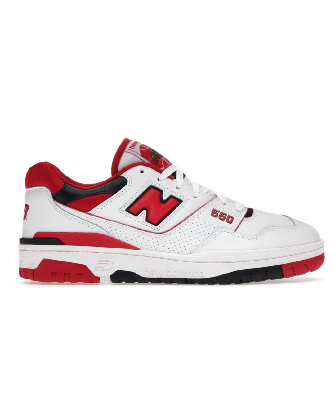 NEW BALANCE Красные кожаные кроссовки, фото 7