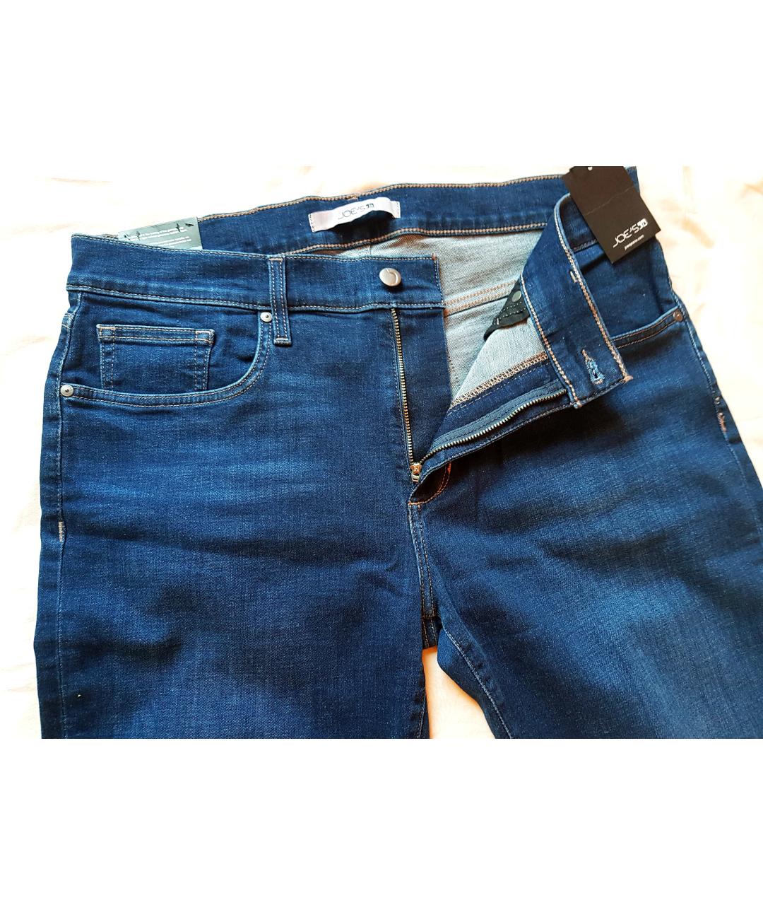 JOE'S JEANS Синие хлопко-эластановые джинсы скинни, фото 4